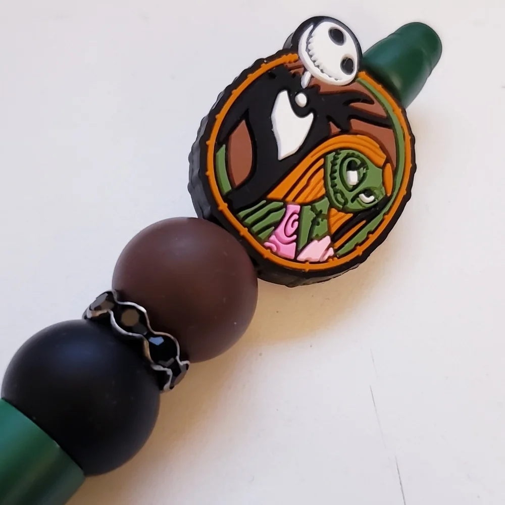 Handmade The Nightmare Before Christmas Jack Skellington Sally Bead Pen